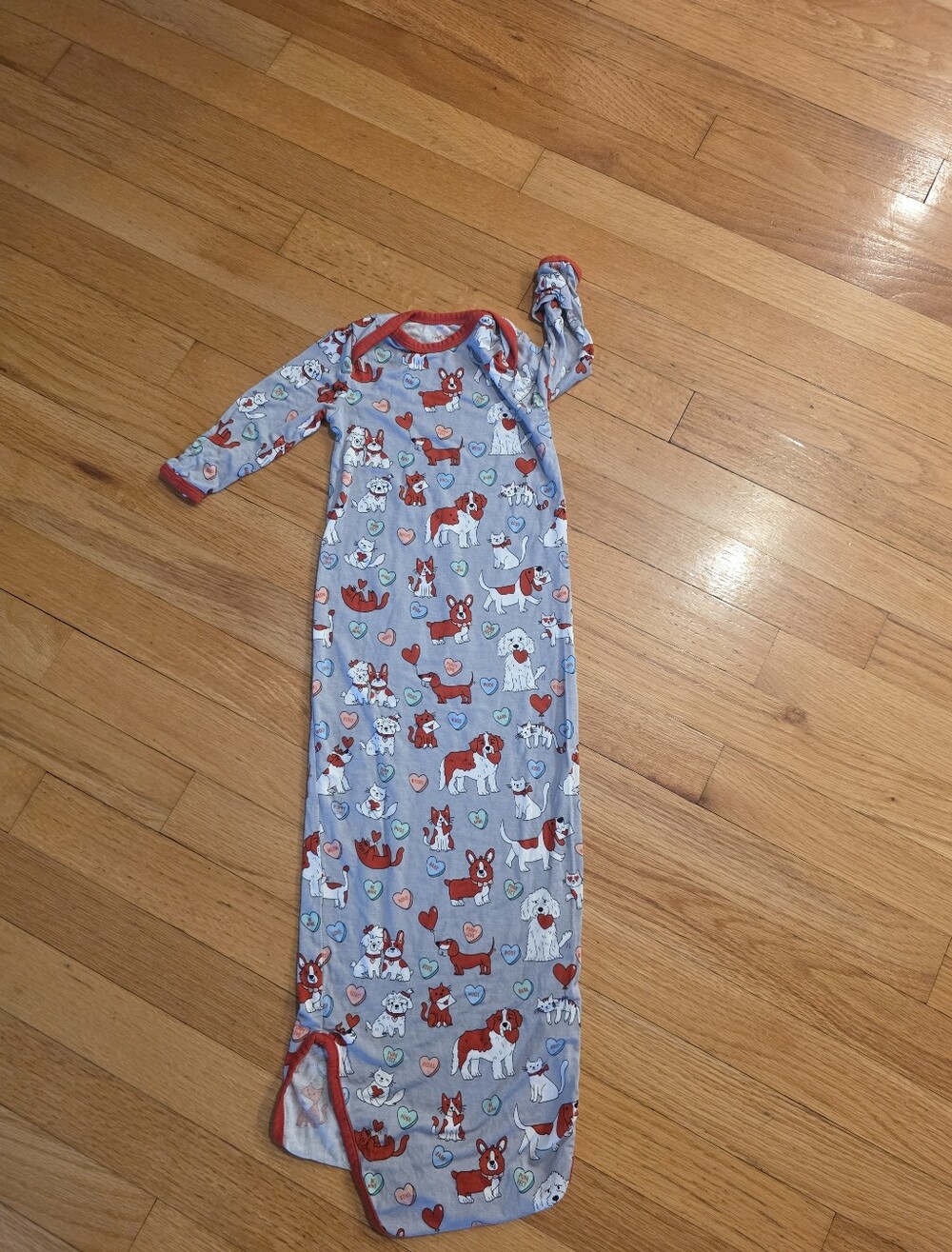 Little Sleepies Newborn Furever Valentine Sleep Gown